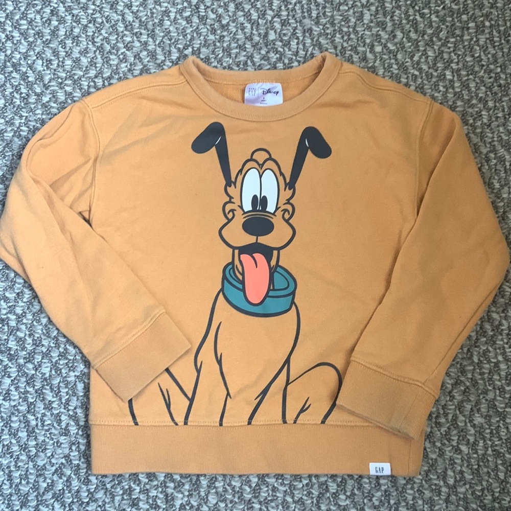 Gap x Disney Pluto sweatshirt 5t 4t Mickey Mouse